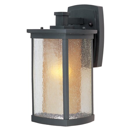Maxim One Light Bronze Seedy/Wilshire Glass Wall Lantern 3153CDWSBZ